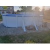Ovalni montažni bazen GRE - set (dubina 1.32m)